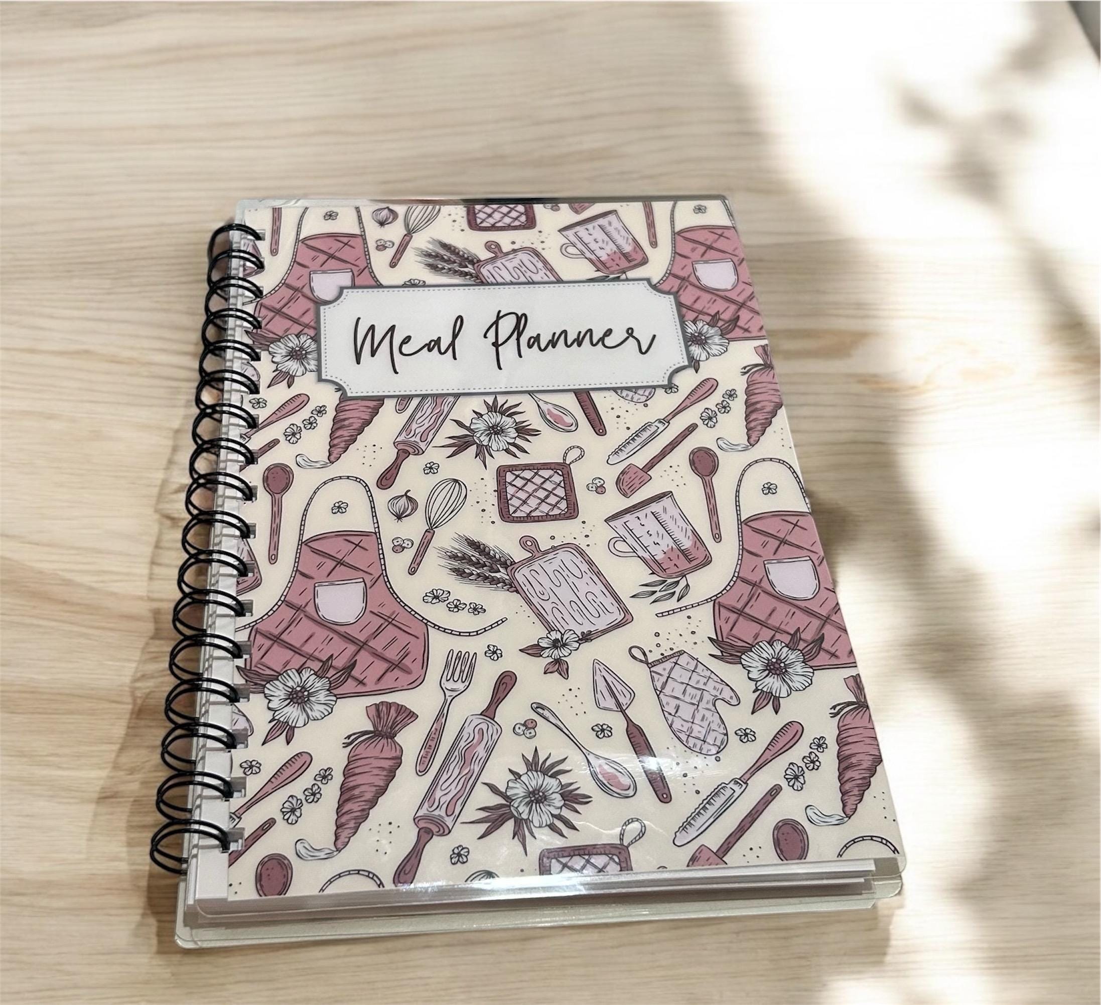 A5 Weekly Meal Planner Journal | Handmade Meal Prep Notebook