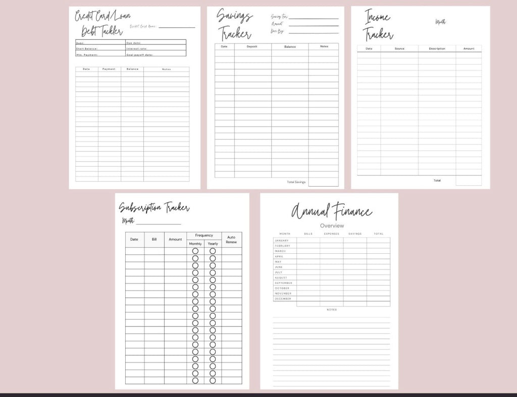 Budget Planner & Expense Tracker Journal | 8x10 Monthly Money Management, Debt Payoff & Savings Tracker