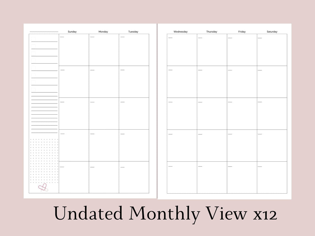 8x10 Budget Planner | Monthly Expense Tracker, Bill & Savings Organizer