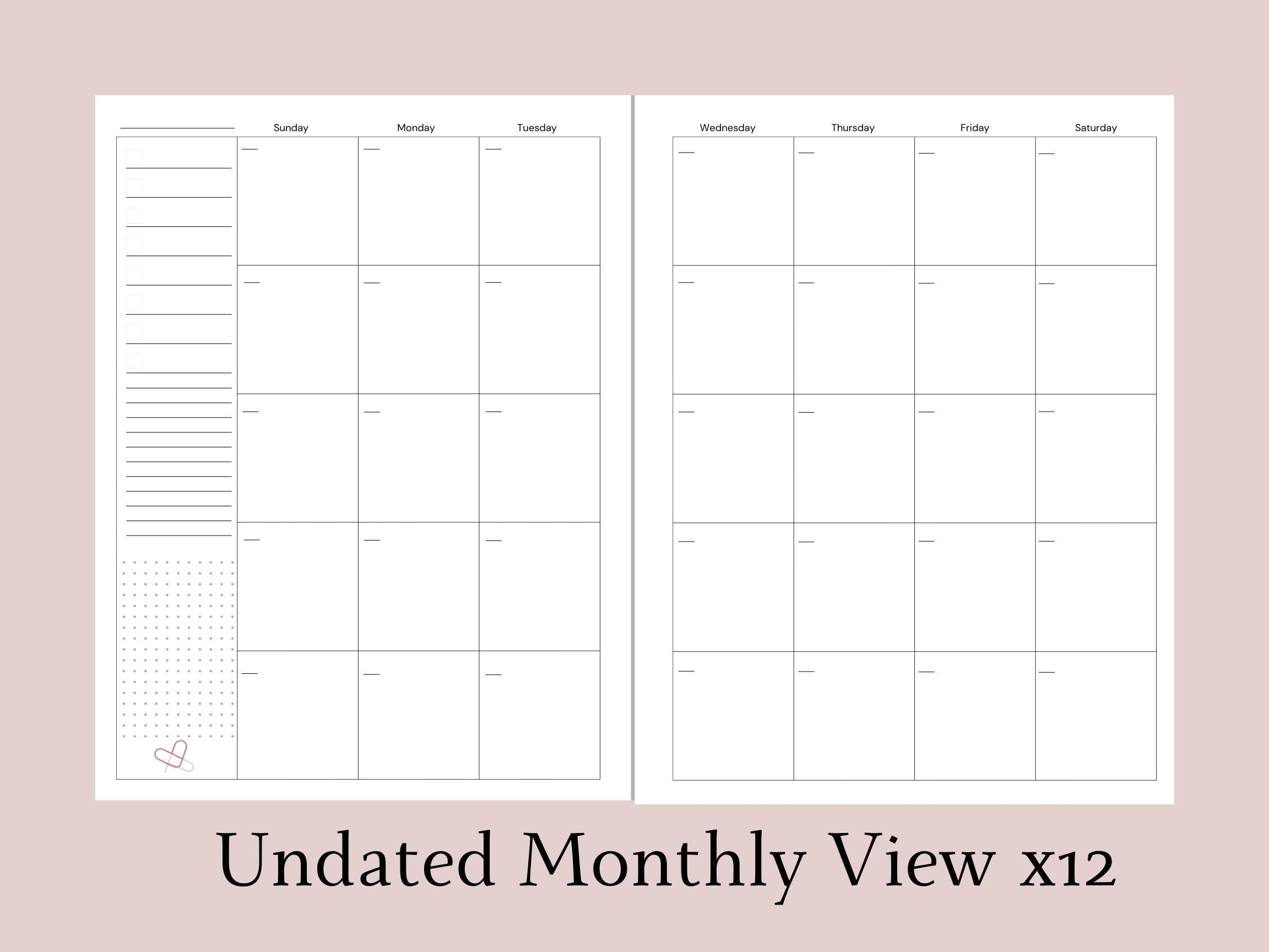 8x10 Budget Planner | Monthly Expense Tracker, Bill & Savings Organizer