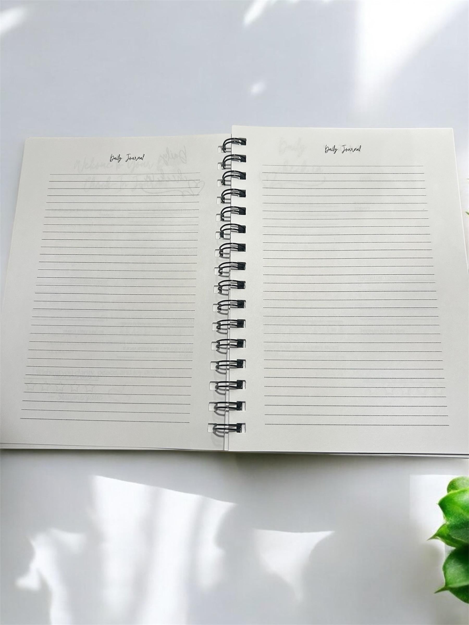 Daily Reflection Journal: A5 Guided Mood Tracker for Self-Care