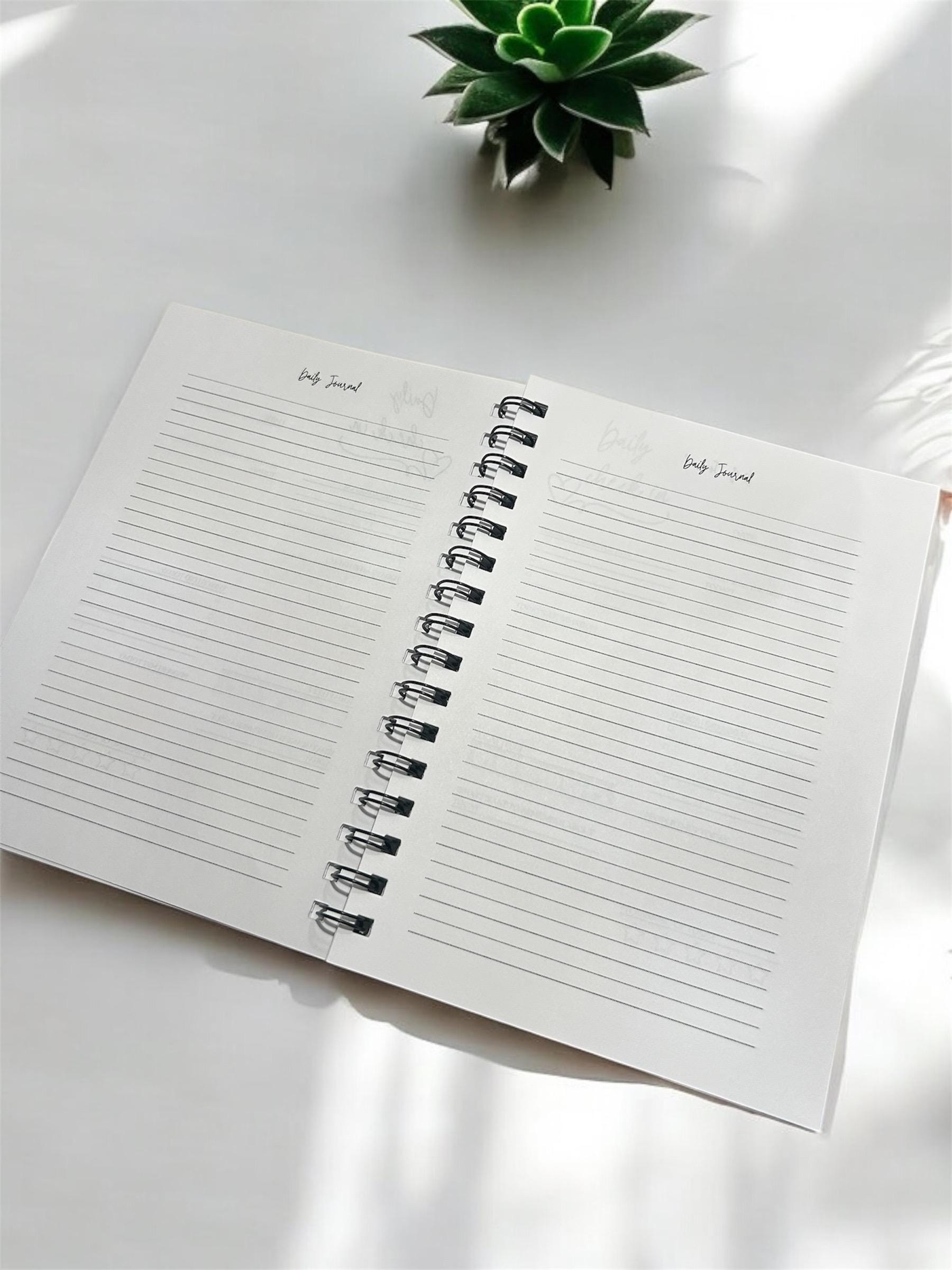 Daily Reflection Journal: A5 Guided Mood Tracker for Self-Care