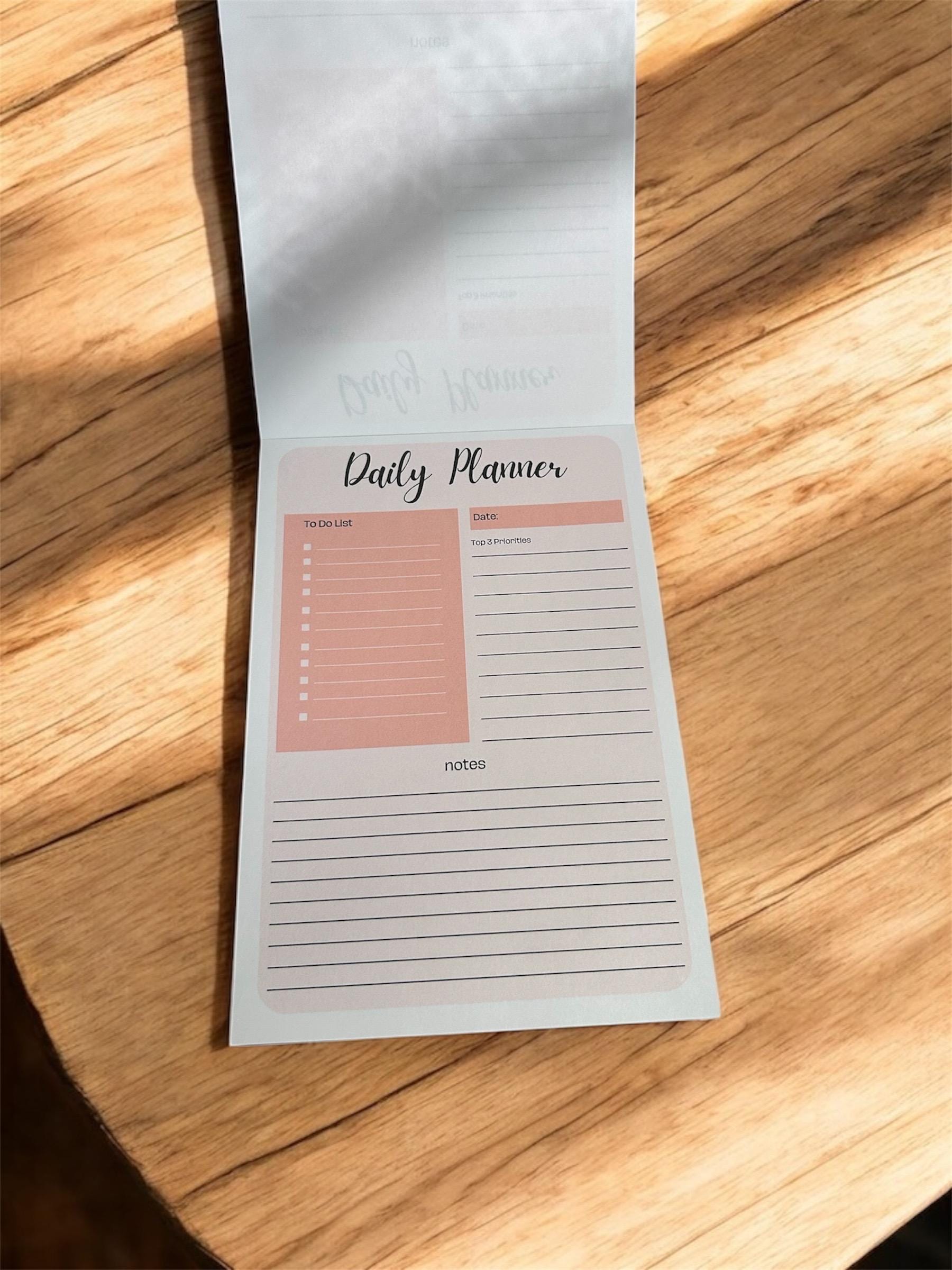 A5 Daily Planner Notepad | Minimalist To-Do List & Desk Pad