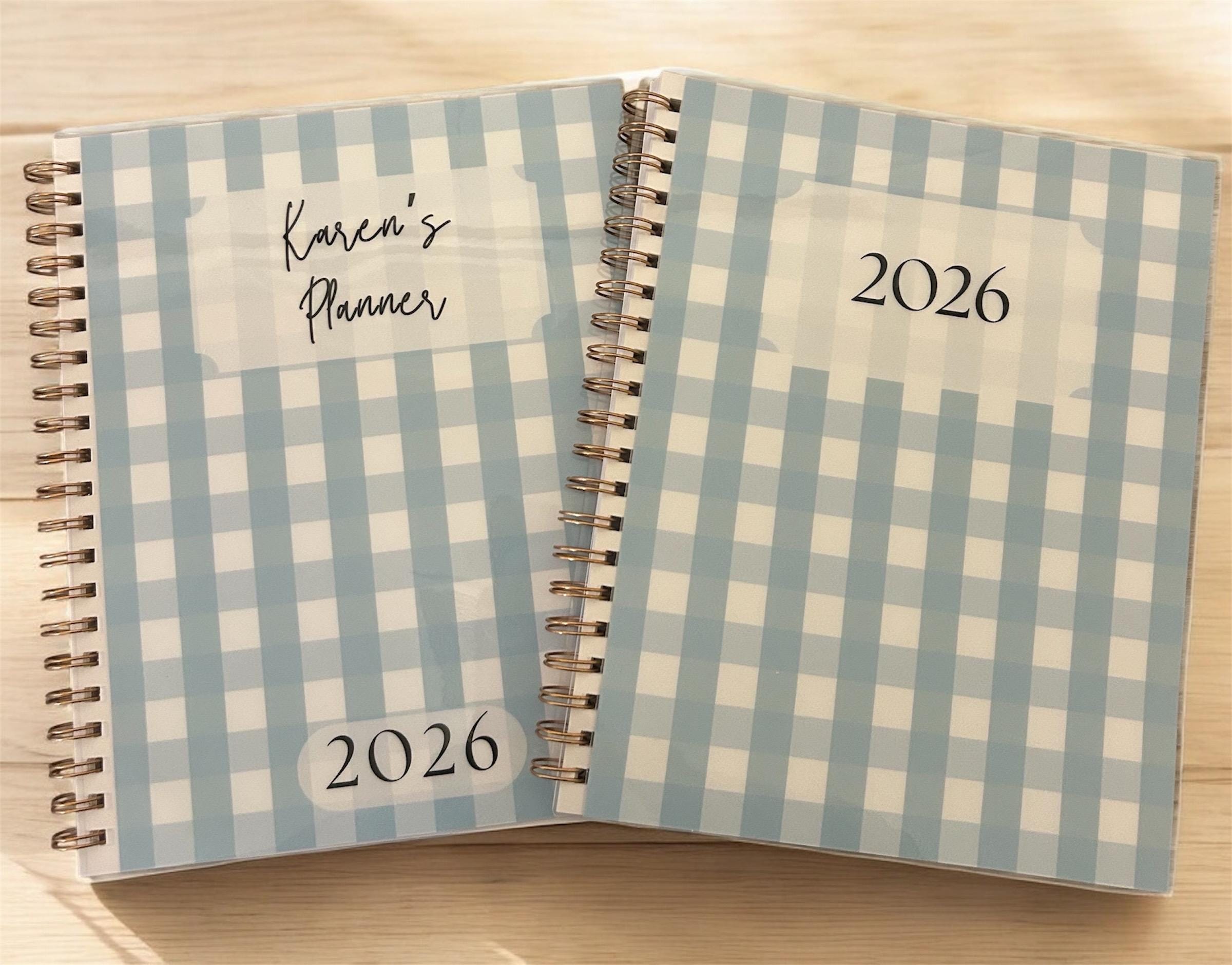 Personalized Planner | 12 Month | A5, 8x10 & Letter | Choose Your Cover & Start Month