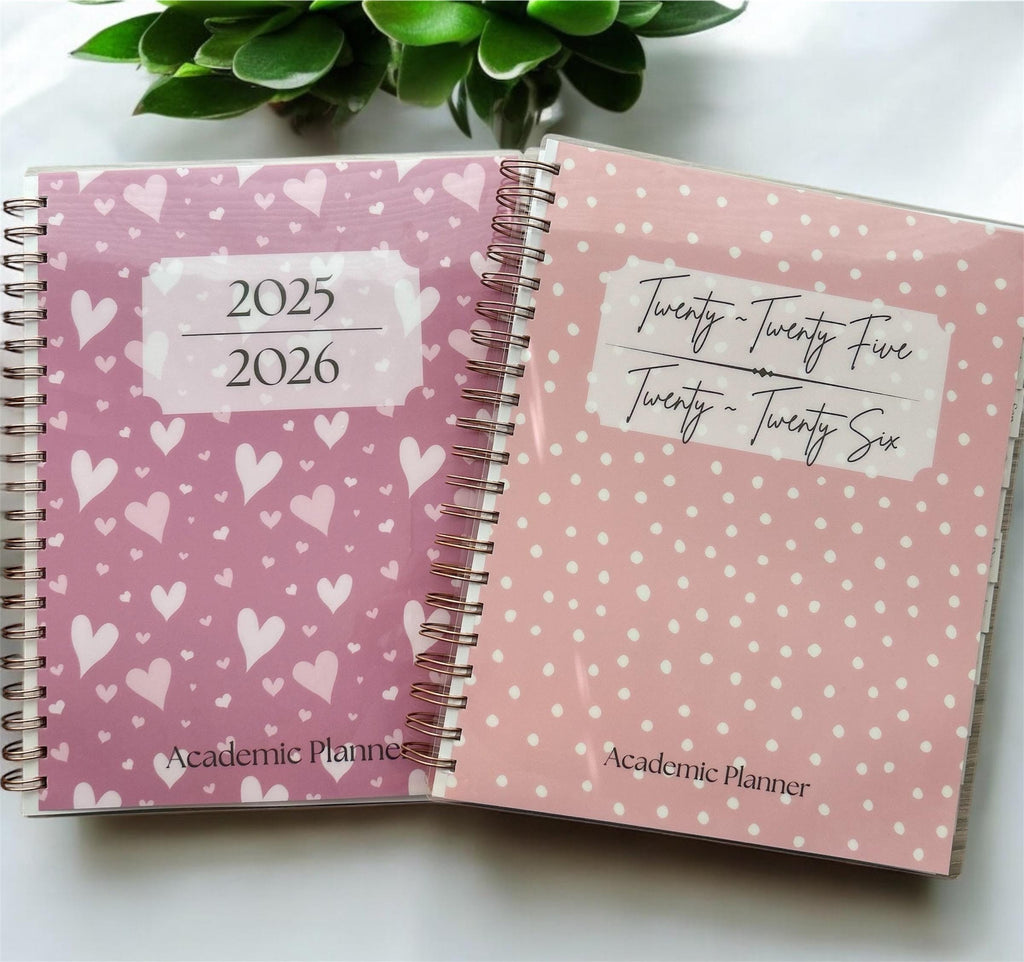 8x10 Student Academic Planner | Choose Your Start Month | Class Schedule & Monthly Dashboard