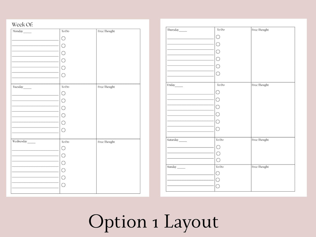Undated 12-Month College Planner | Academic Semester Organizer with Personalized Cover & Tabs