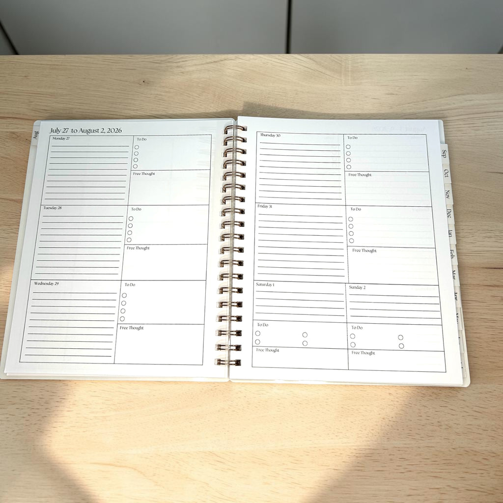 18 Month Academic Planner | Personalized College Student Schedule (Choose Start Month)