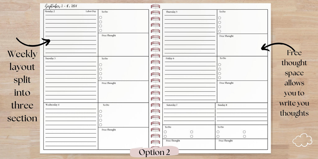 Personalized Planner | 12 Month | A5, 8x10 & Letter | Choose Your Cover & Start Month