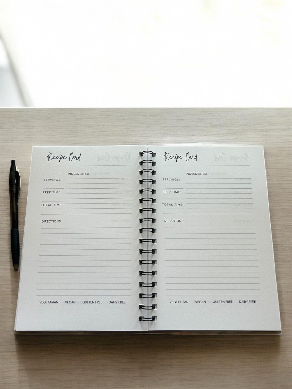 A5 Weekly Meal Planner Journal | Handmade Meal Prep Notebook