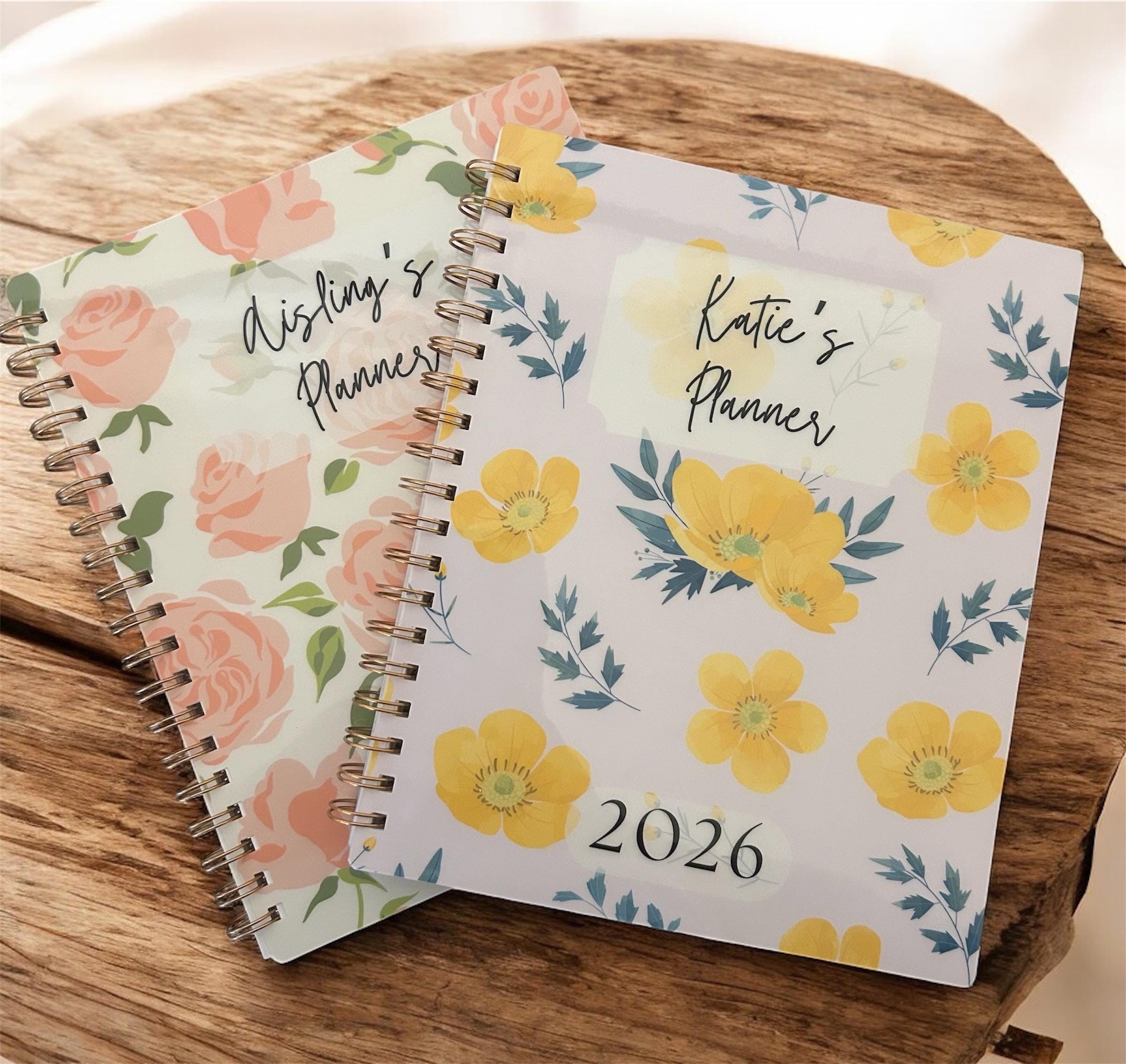 Personalized Planner | 12 Month | A5, 8x10 & Letter | Choose Your Cover & Start Month