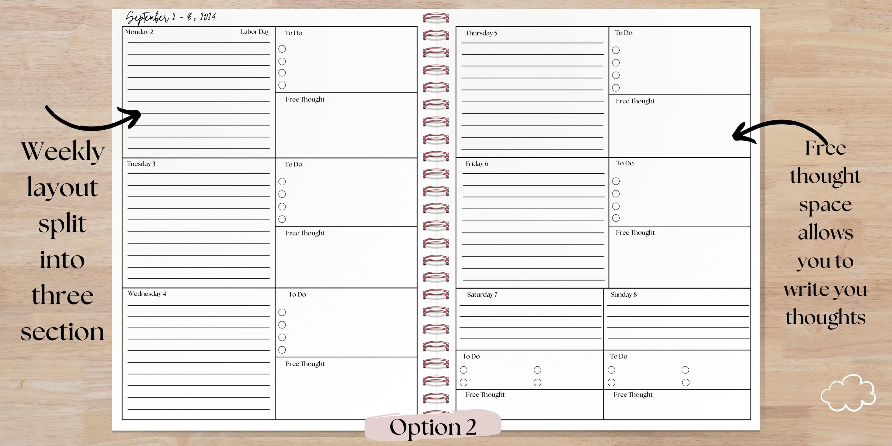 2026 Personalized Planner | 18 Month | Choose Start Month | Weekly & Monthly | Coil Bound Tabs