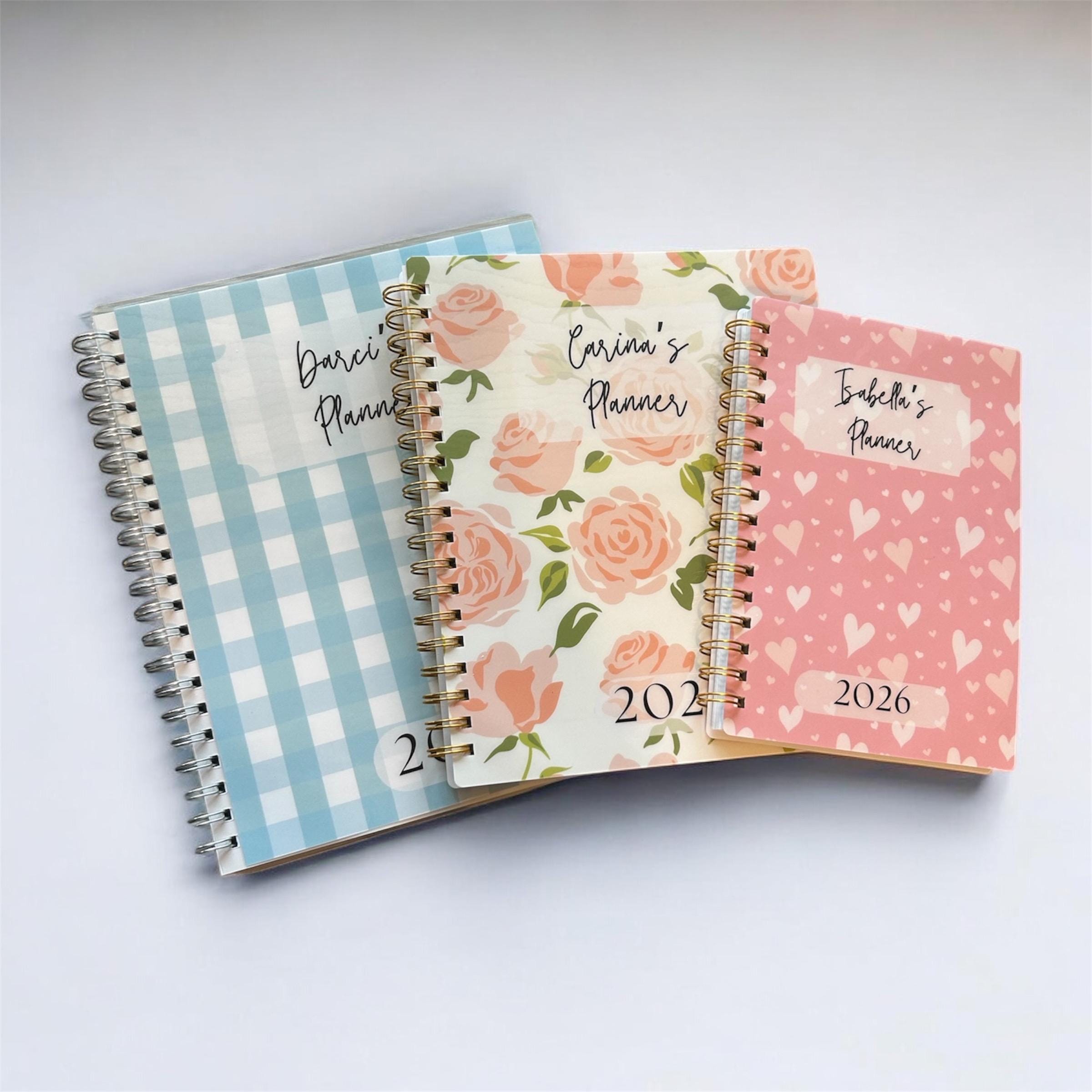 2026-2027 Personalized Planner | 12 Month | Choose Start Month | Weekly & Monthly | Coil Bound Tabs